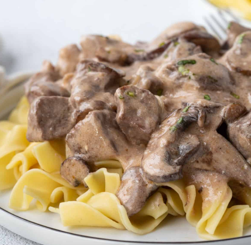 Creamy Potato Stroganoff Recipe