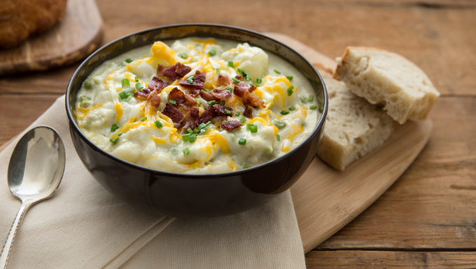 Crockpot Potato Soup Recipe with Frozen Diced Potatoes