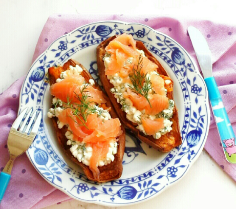 sweet potato and cottage cheese recipe