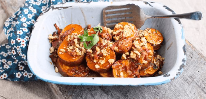 Sweet Potato With Walnuts Recipe