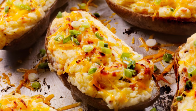 recipe for twice baked mashed potatoes