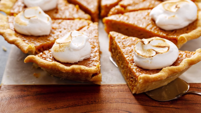 Sweet Potato Pie with Eggnog Recipe