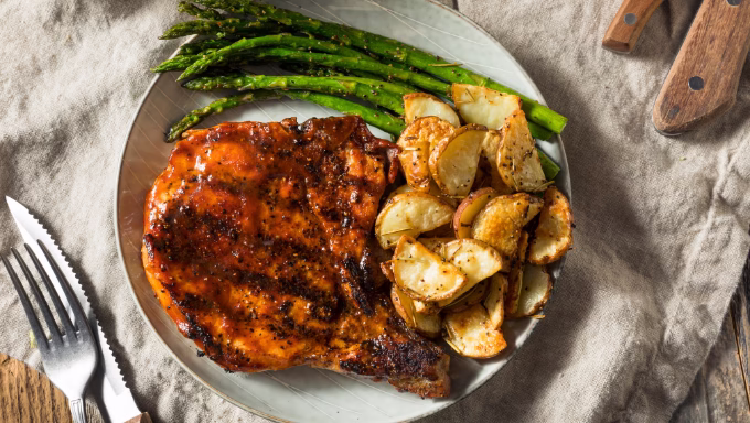 pork chop sweet potato recipe