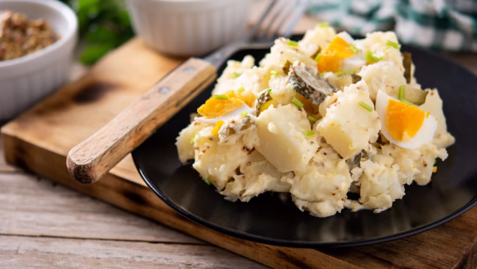 mustard potato salad recipe no egg