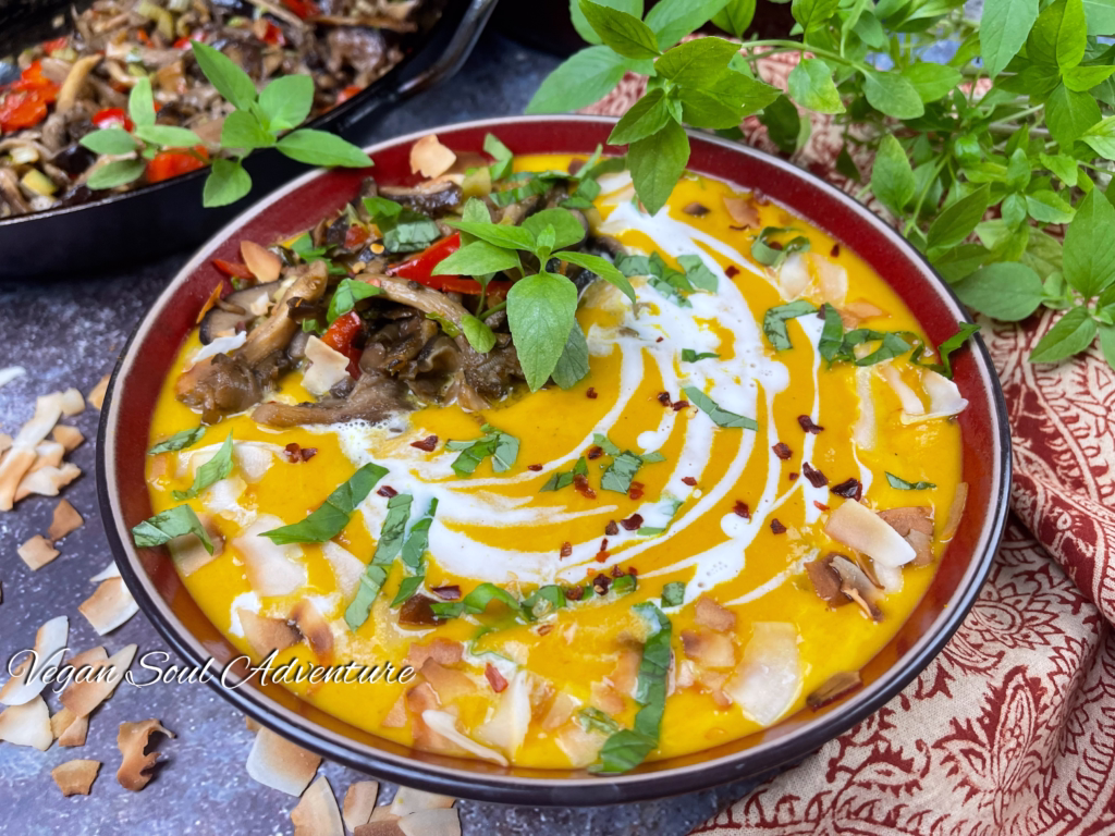 Thai Coconut Sweet Potato Soup